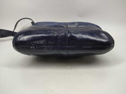 COACH Signature F19820 Optic Signature One Shoulder Canvas Shoulder Bag