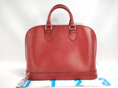 LOUIS VUITTON Epi Alma/AR0966 Red Handbag