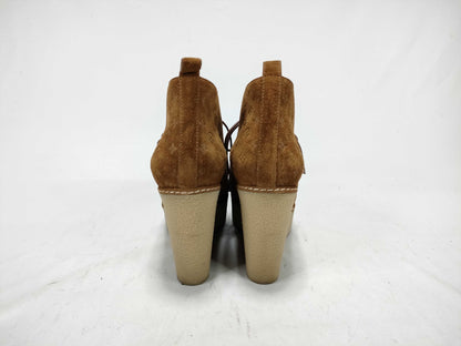 LOUIS VUITTON Monogram Wedge Pumps