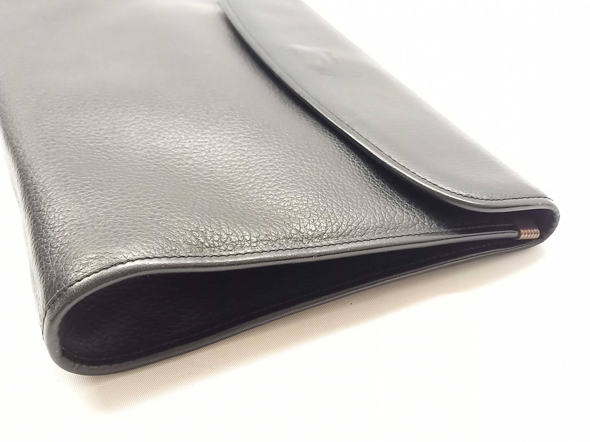 BURBERRY Leather Nova Check Clutch Bag