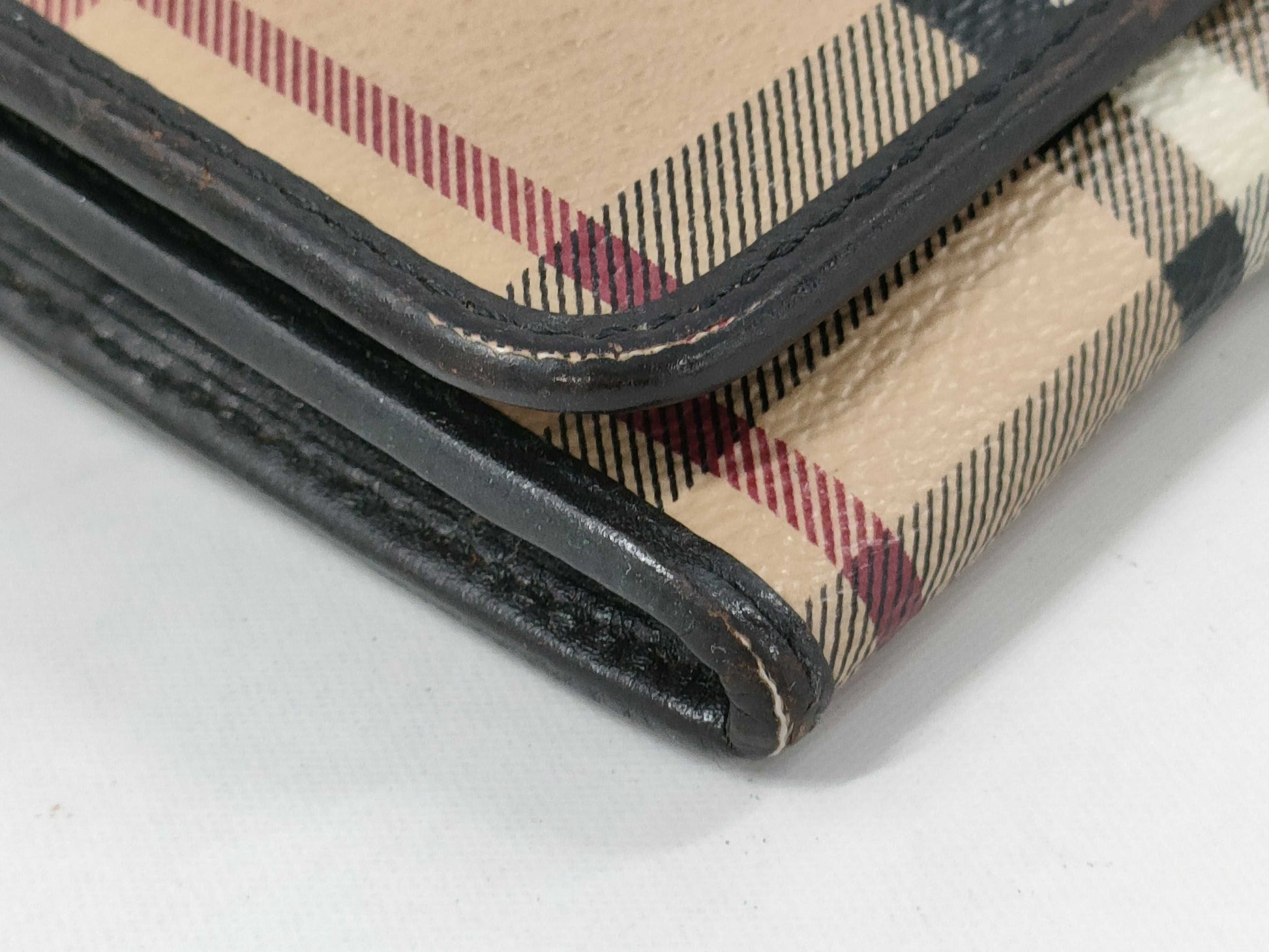 BURBERRY Nova Check PVC Long Wallet