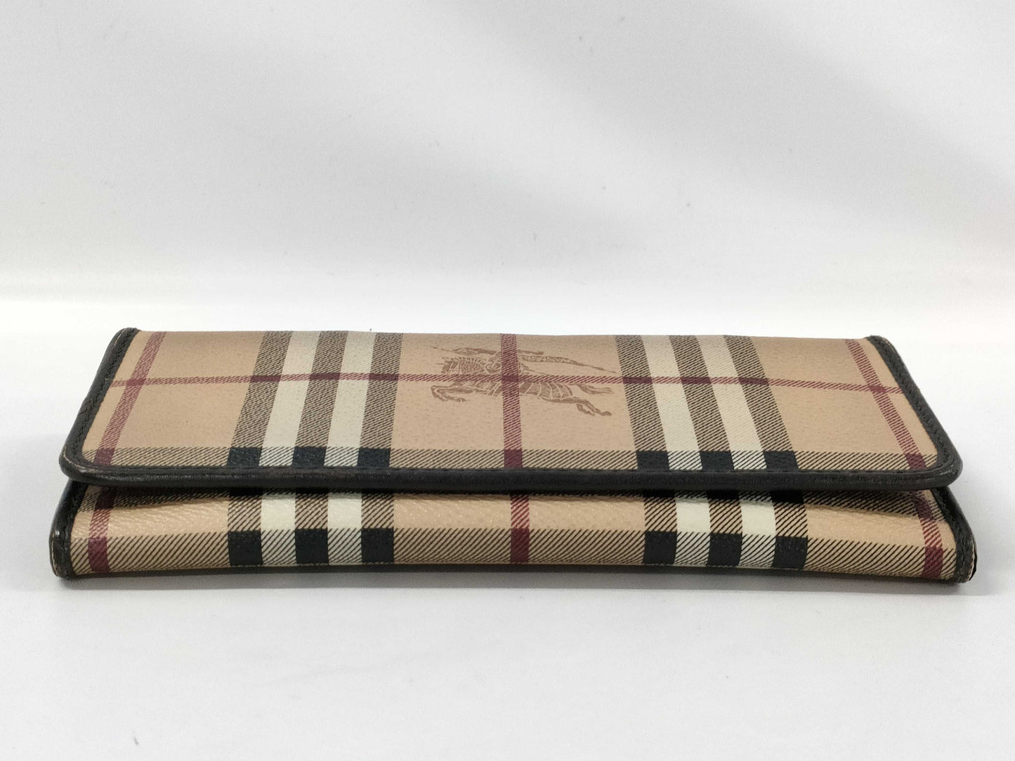 BURBERRY Nova Check PVC Long Wallet