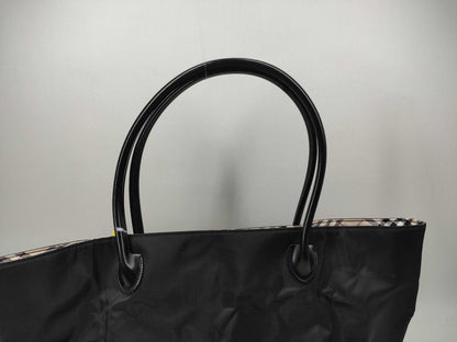 BURBERRY Blue Label Blue Label Handbag Plaid Tote Bag