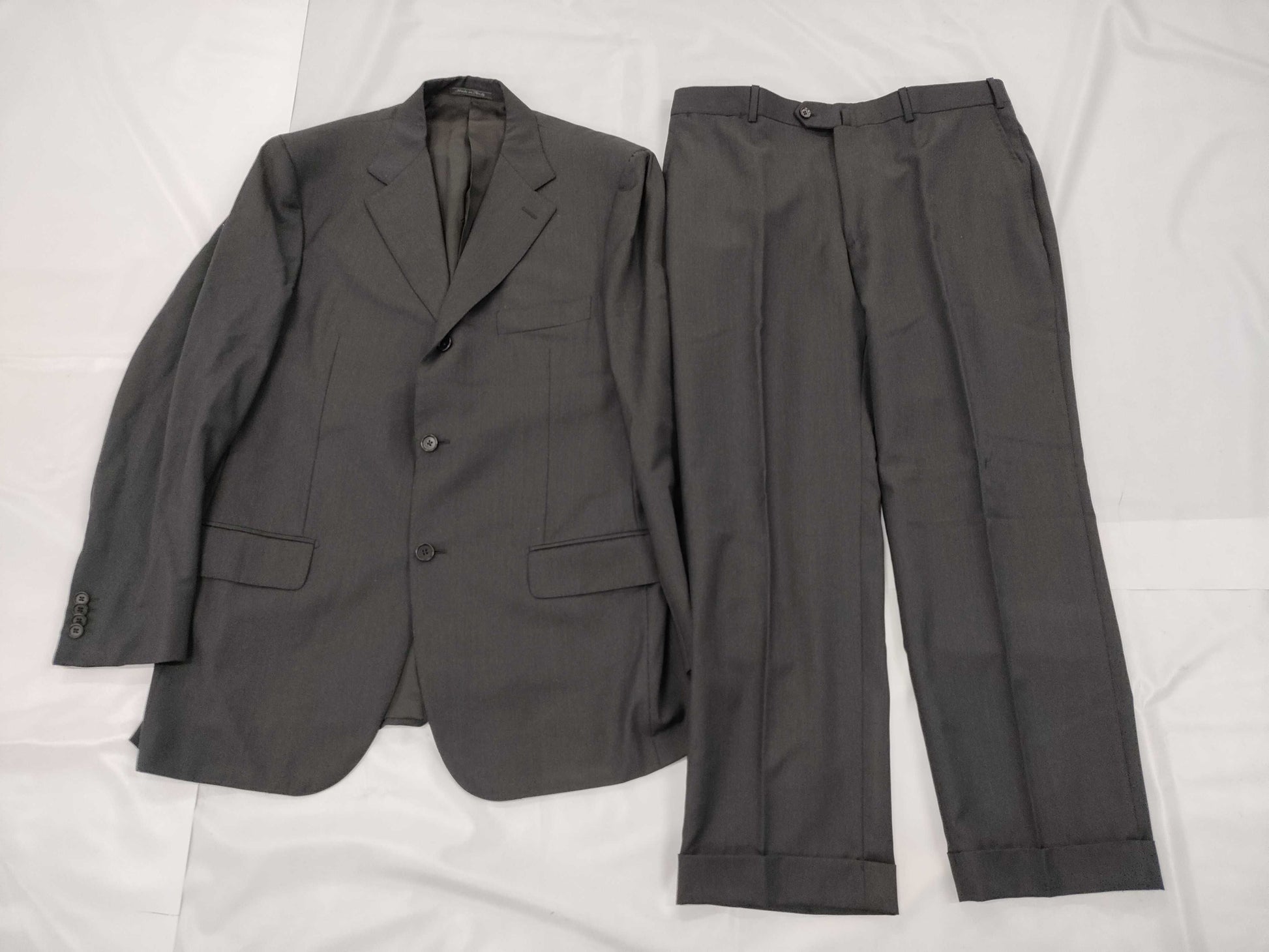Isaia Suit Set Black Jacket