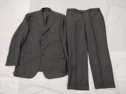 Isaia Suit Set Black Jacket