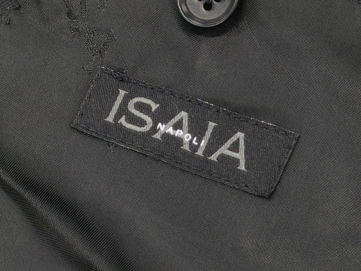 Isaia Suit Set Black Jacket