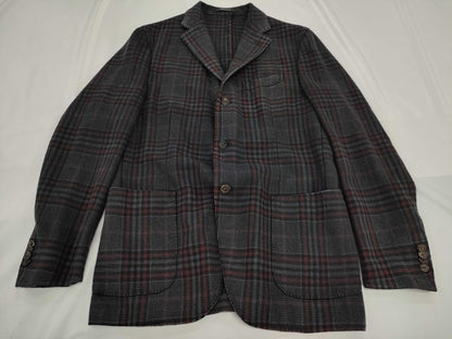 BOGLIOLI Wool Check Jacket