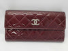 CHANEL enamel long wallet