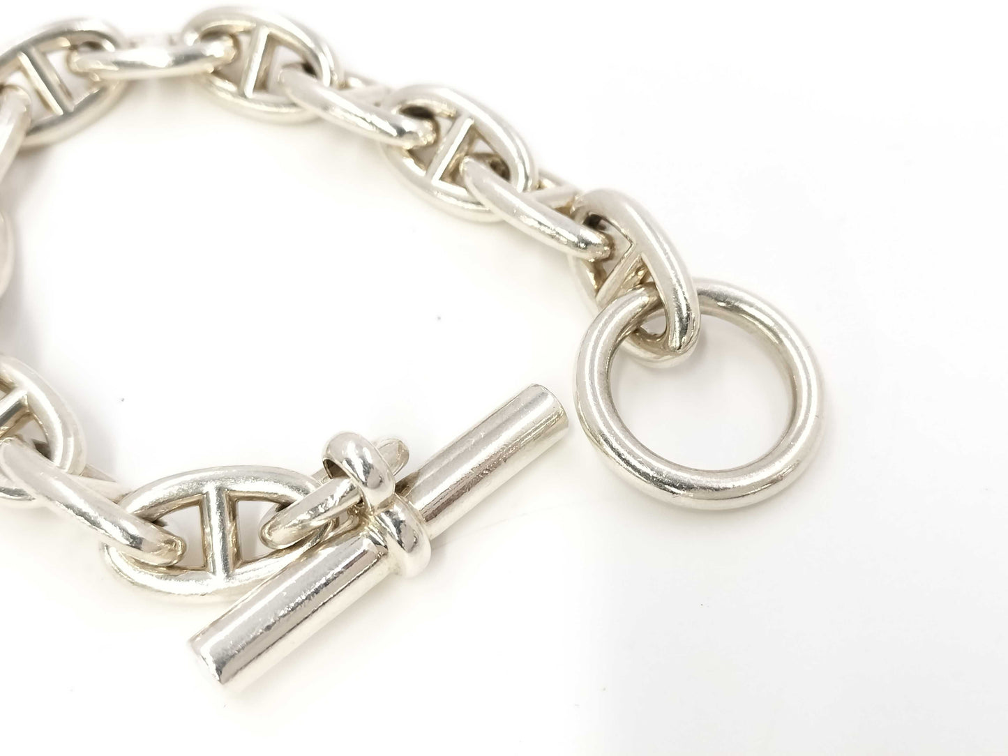 HERMES Chaine GM 13-link SV925 72.9g Bracelet/Bangle