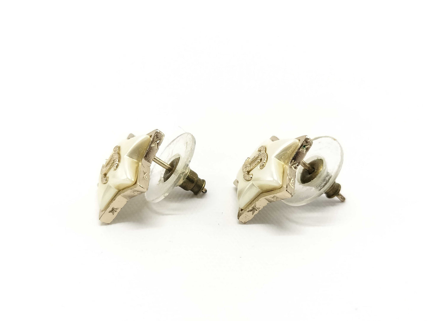 CHANEL Star Pearl Earrings A18 Earrings