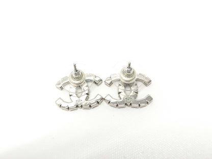CHANEL Rhinestone Coco Earrings Earrings