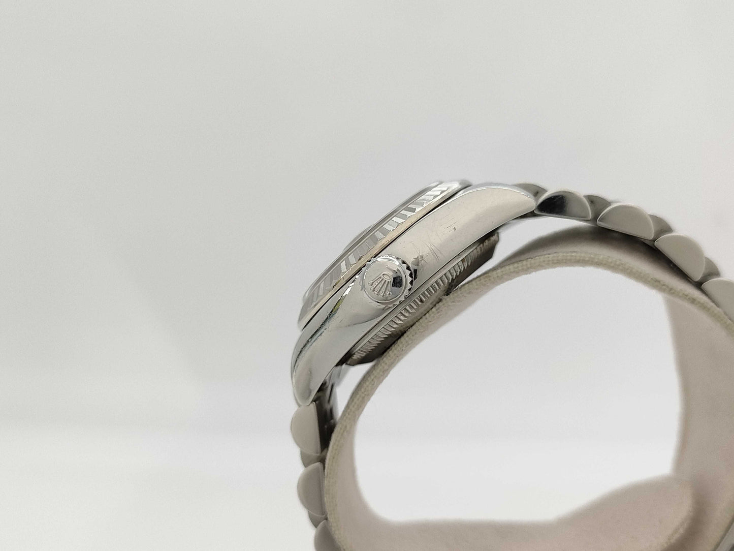 ROLEX 179174 Z314742 Black Sunbeam Women's Watch