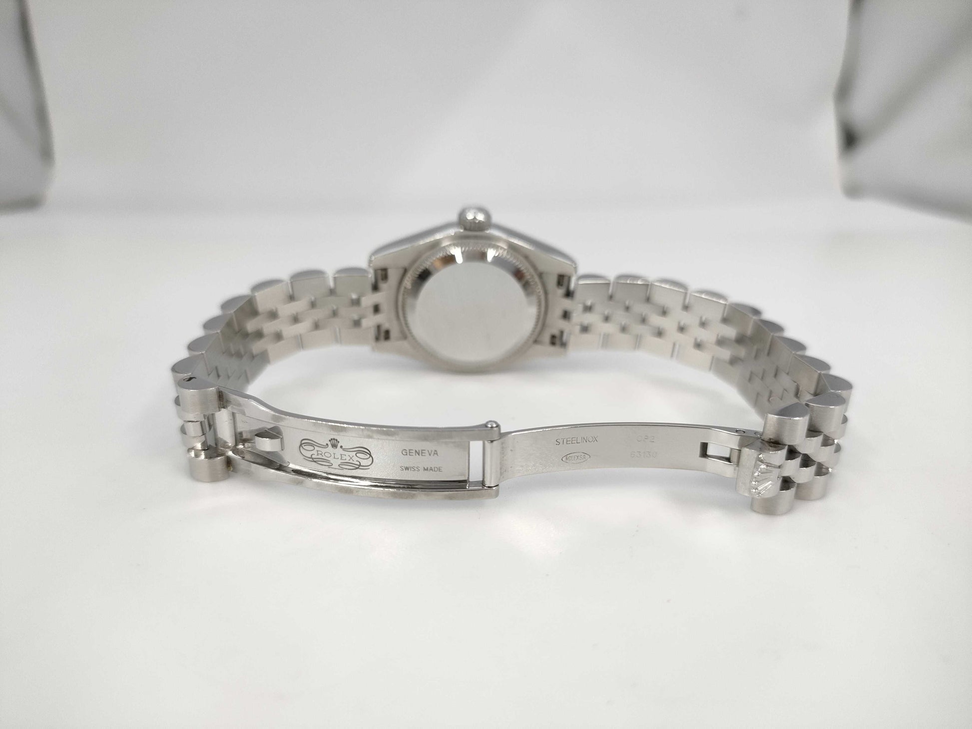 ROLEX 179174 Z314742 Black Sunbeam Women's Watch