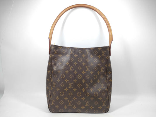 LOUIS VUITTON Monogram M51145 Looping GM Shoulder Bag