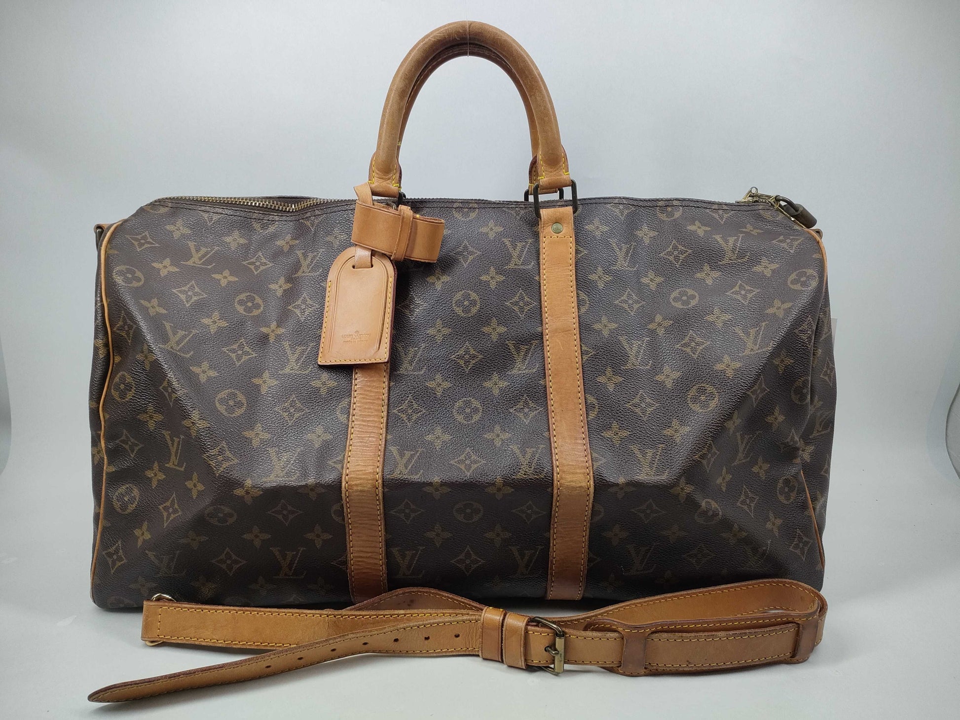 LOUIS VUITTON Monogram M41416 Kipol Banduriere 50 Boston Bag