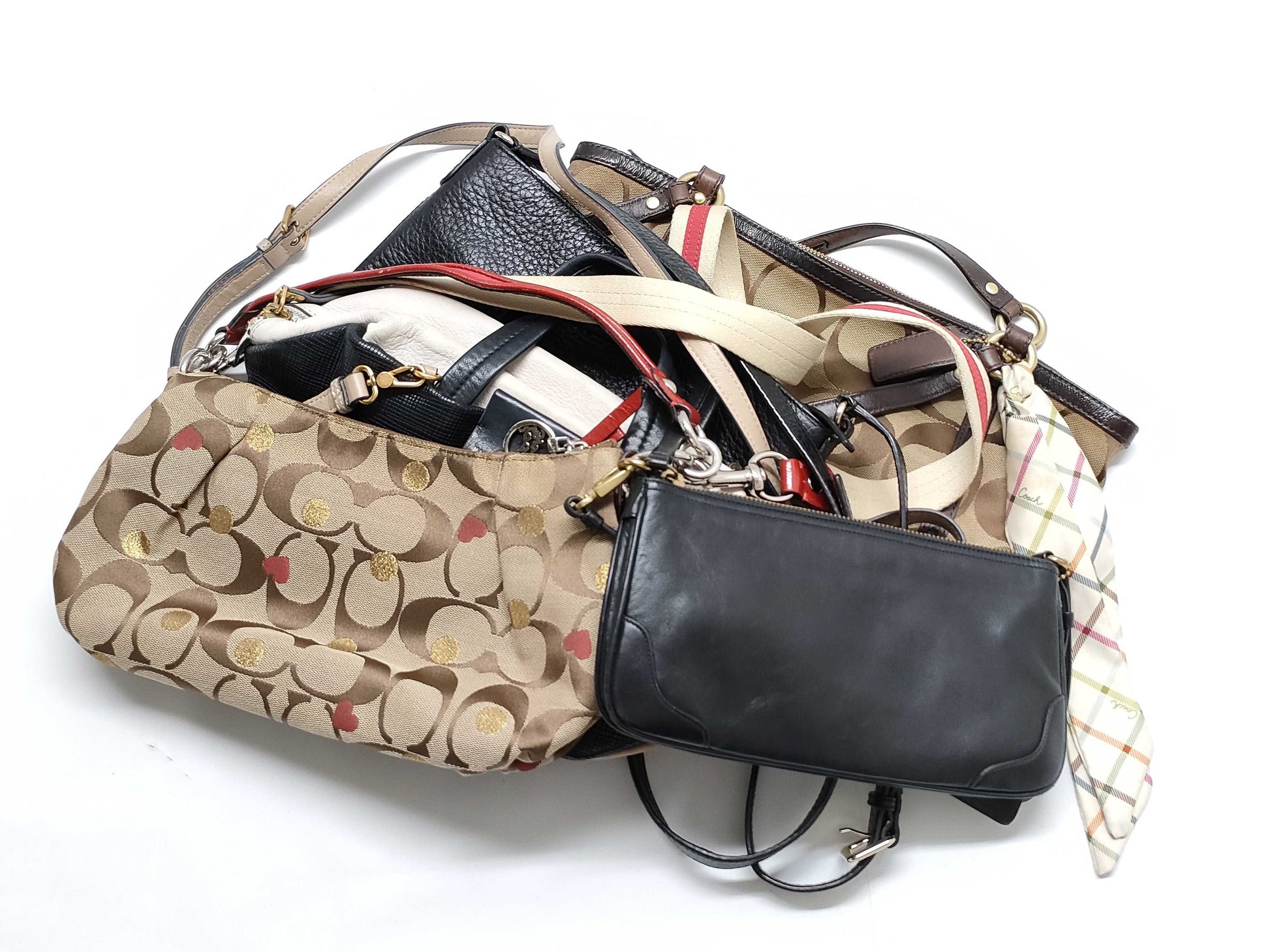 COACH Kate Spade/Marc Jacobs 5-piece handbag set including shoulder bag