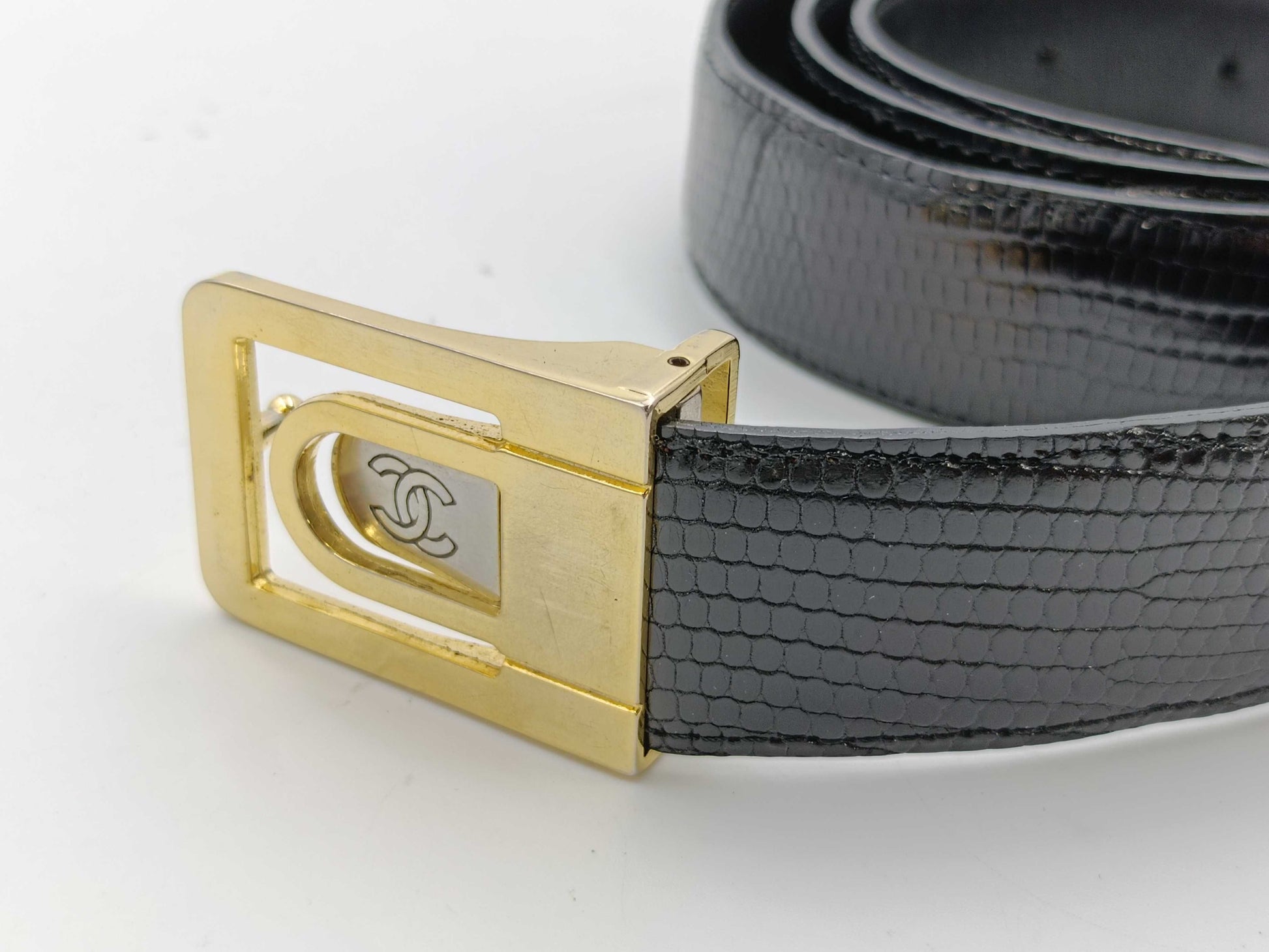 CHANEL Coco Mark Buckle Belt