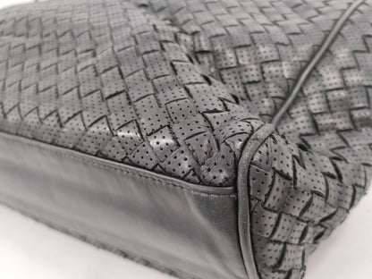 BOTTEGA VENETA Intrecciato Briefcase with Lock Handbag
