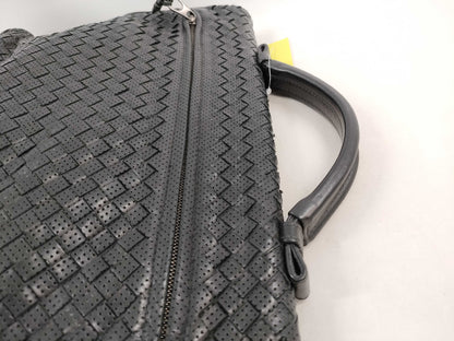 BOTTEGA VENETA Intrecciato Briefcase with Lock Handbag