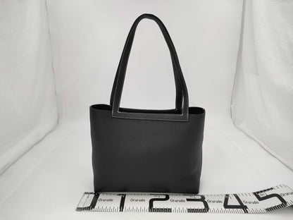 HERMES Cabasellier 31 Trion Black W-Engraved Shoulder Bag