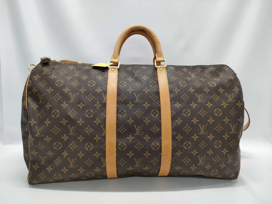 LOUIS VUITTON Monogram M41414 Keepall Bandouliere 55 Boston Bag