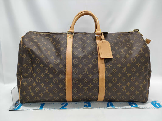 LOUIS VUITTON Monogram M41414 Keepall Bandouliere 55 Boston Bag