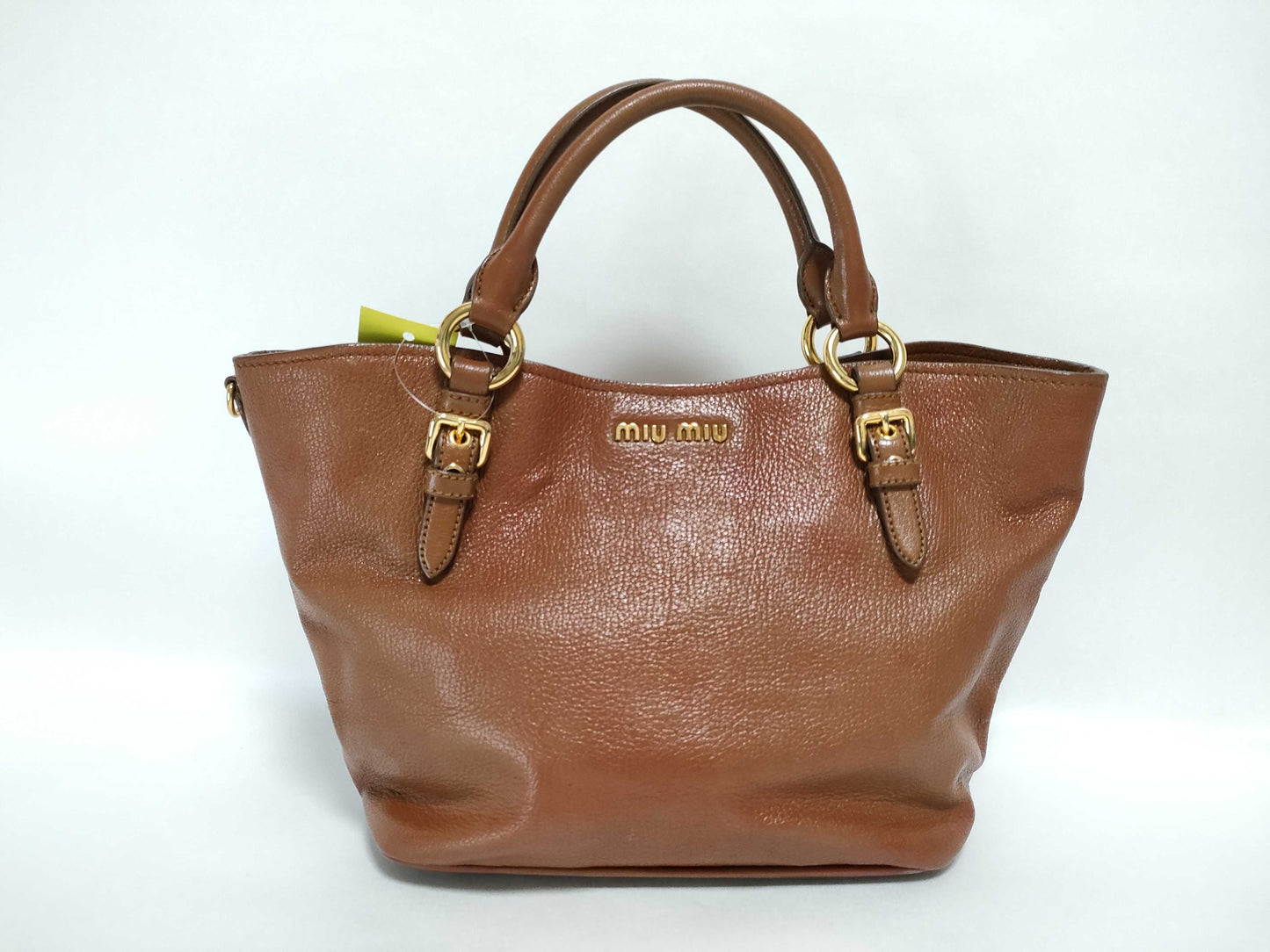 Miu Miu Leather Hand 2WAY ST Missing Handbag