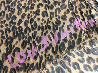 LOUIS VUITTON Leopard Stole Other Accessories