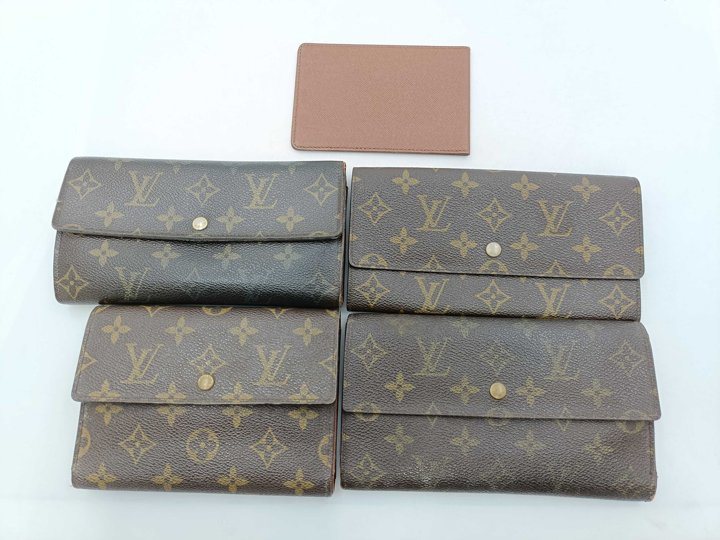 LOUIS VUITTON Monogram Wallet/Pass Case Various *5 pieces Wallet