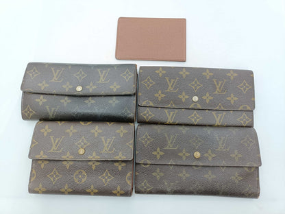 LOUIS VUITTON Monogram Wallet/Pass Case Various *5 pieces Wallet