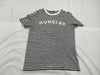 MONCLER Striped Logo T-Shirt *Personalized Tops