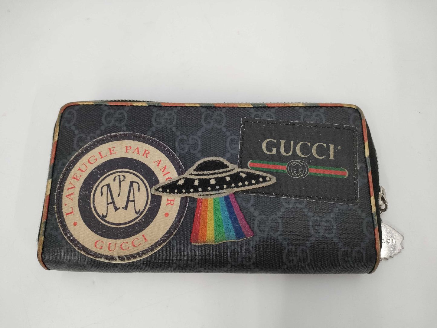 GUCCI GUCCI Long Wallet GG Supreme Night Courier 496342・0959 Wallet Wallet