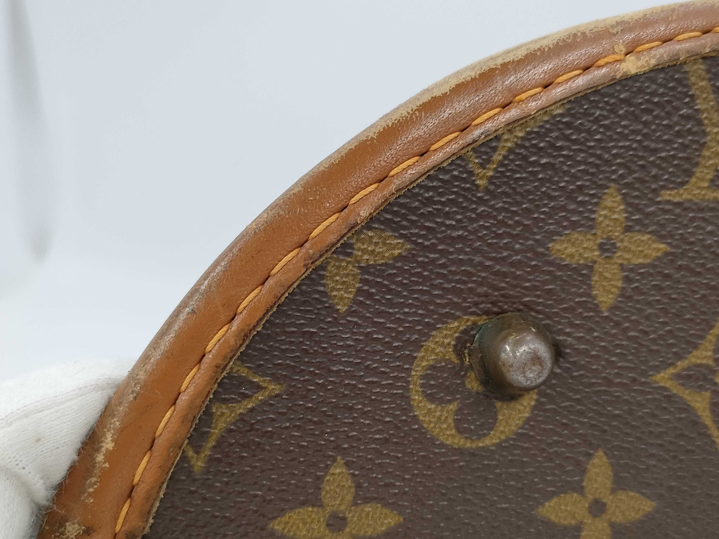 LOUIS VUITTON Monogram T42238 Bucket PM USA Tote Bag