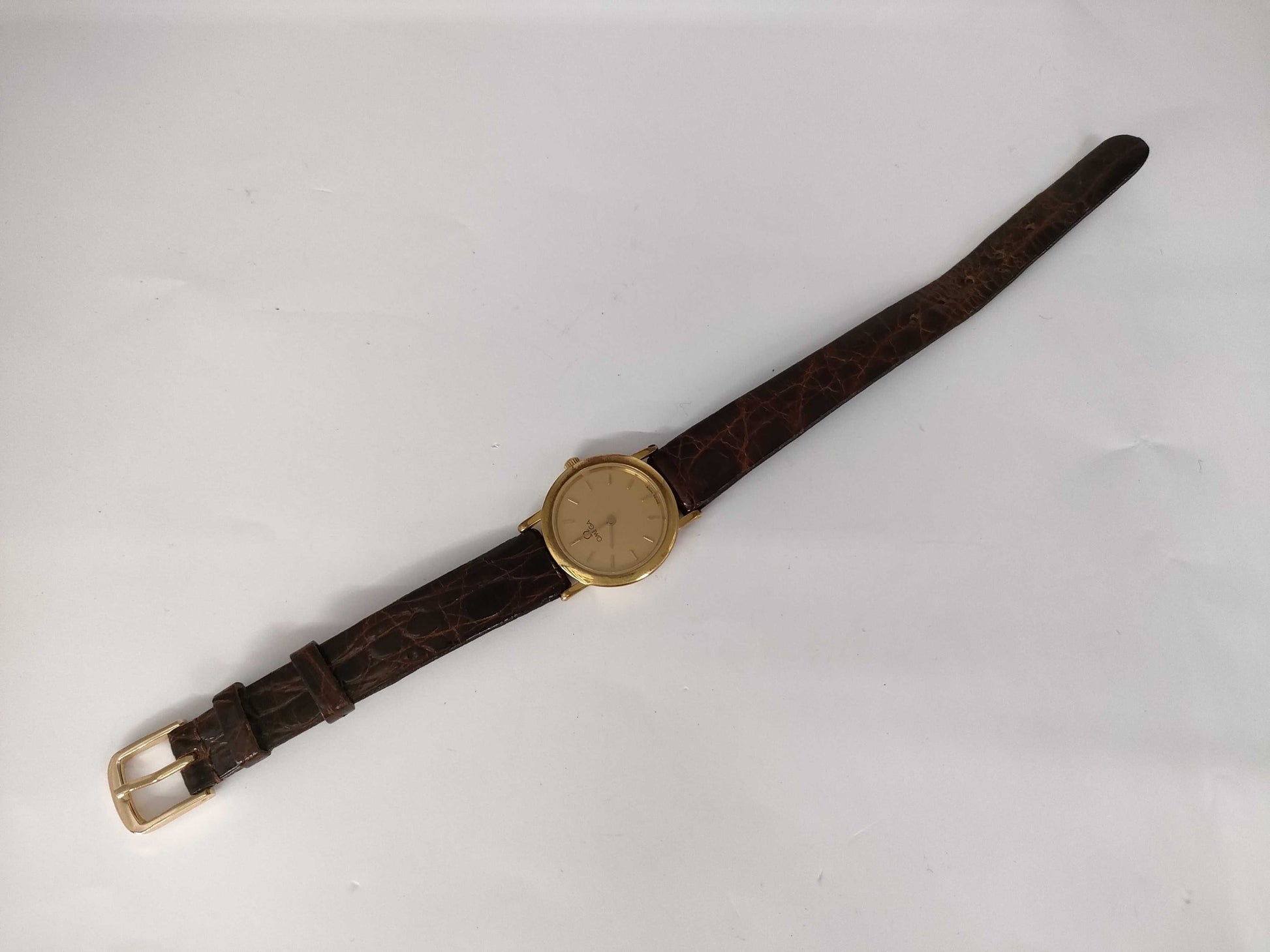 OMEGA Devil Leather Strap Women's Watch