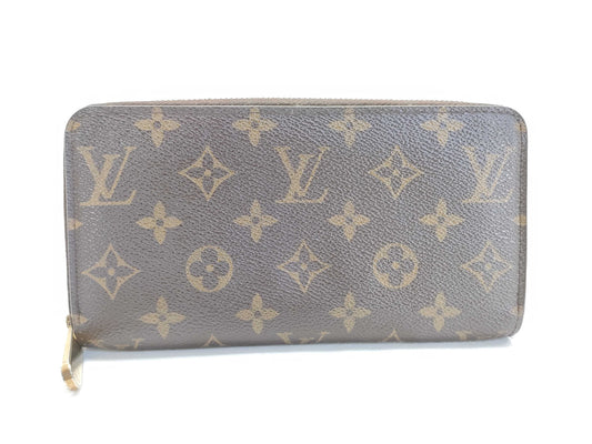 LOUIS VUITTON Monogram Zippy Wallet Round Wallet