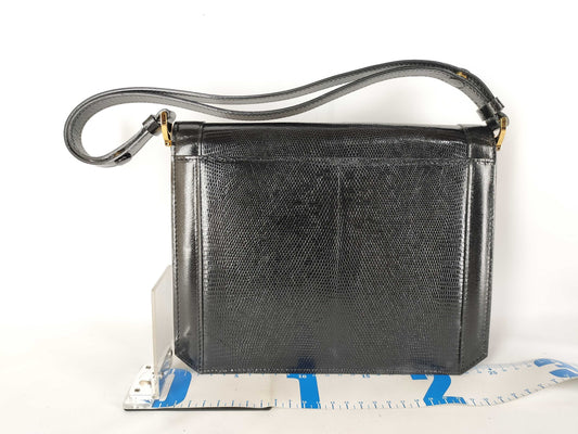Yves Saint Laurent Lizard Handbag Shoulder Bag