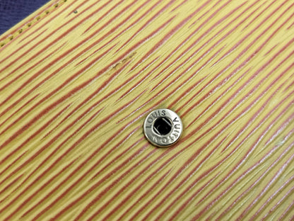 LOUIS VUITTON Epi Portomone Bier Cult Credit Folding Wallet Wallet