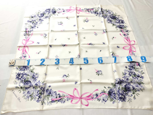 Dior Unused Floral Scarf 