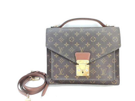 LOUIS VUITTON Monogram Monceau Shoulder Bag