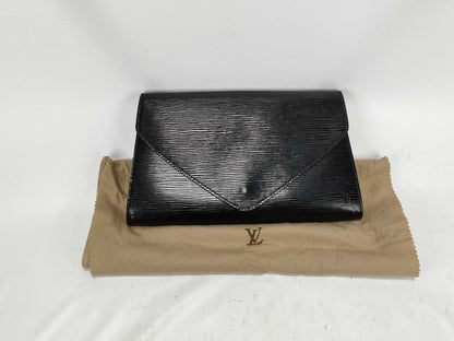 LOUIS VUITTON Epi Art Deco Black Second Bag