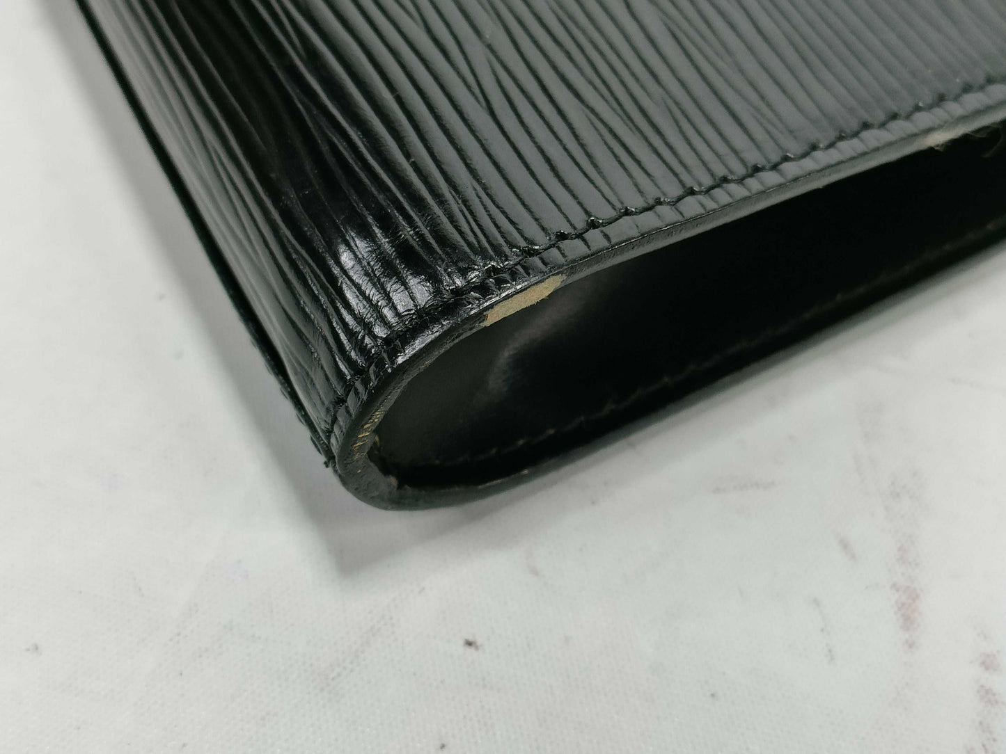 LOUIS VUITTON Epi Art Deco Black Second Bag