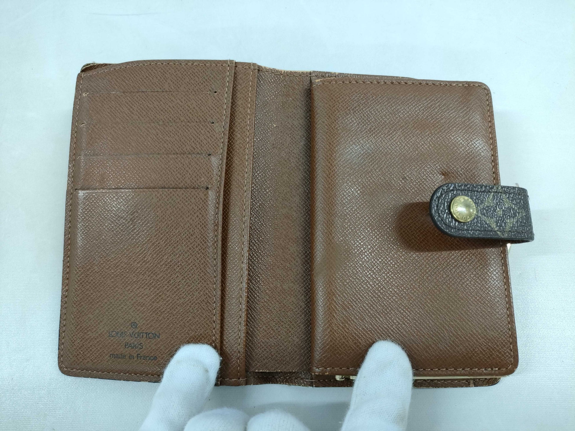 LOUIS VUITTON Monogram Viennois/Tri-fold Wallet 2-Piece Wallet