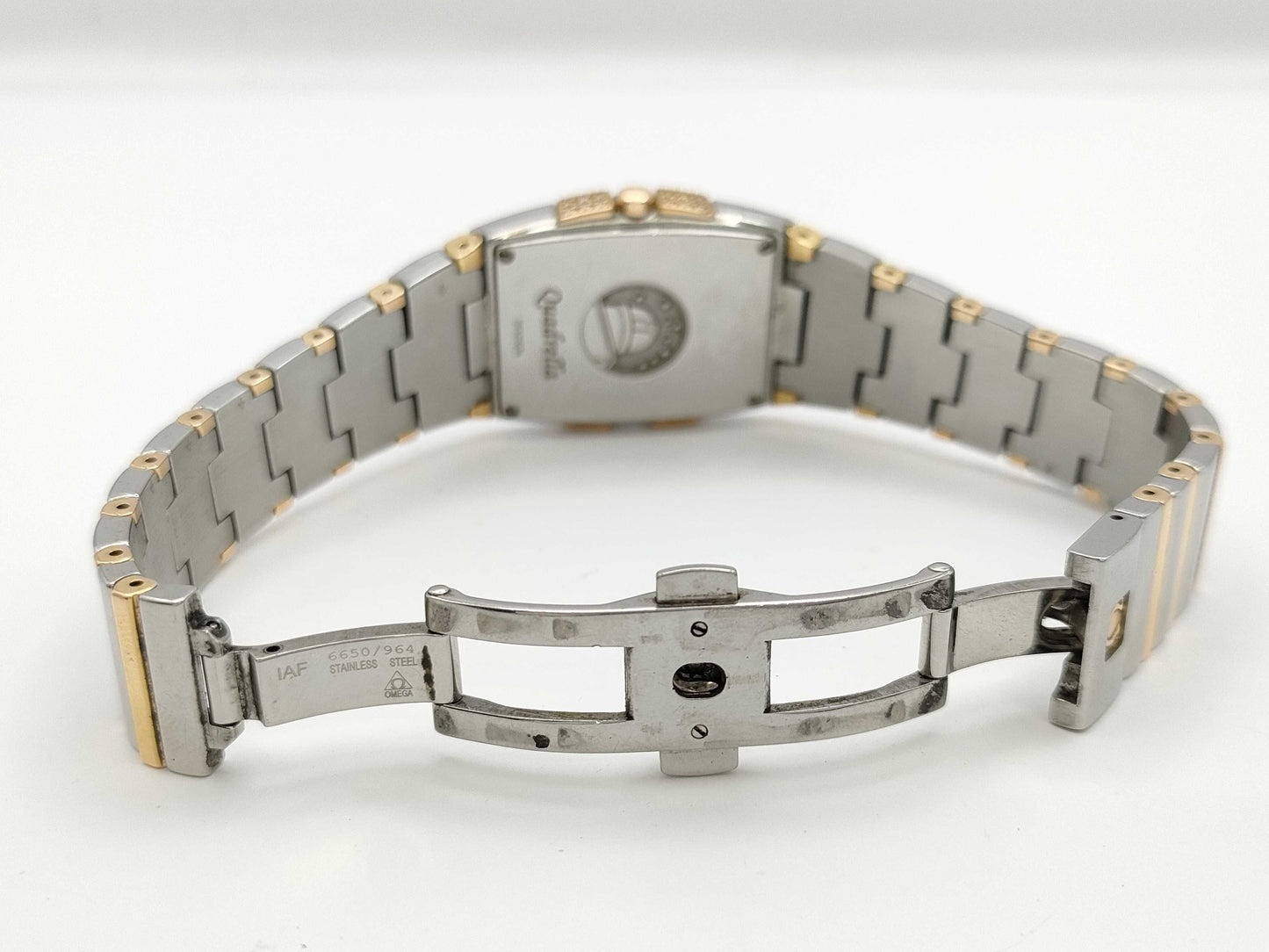 OMEGA Quadrella 1286.75 59325034 Quartz Shell Dial Women's Watch