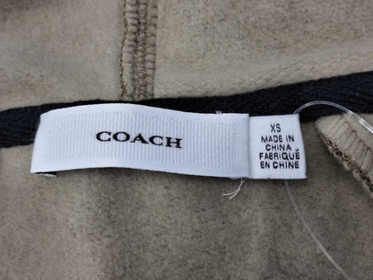 COACH Signature Zip Hoodie XS Size Tagged Top