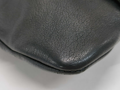 Yves Saint Laurent Leather Logo Shoulder Bag