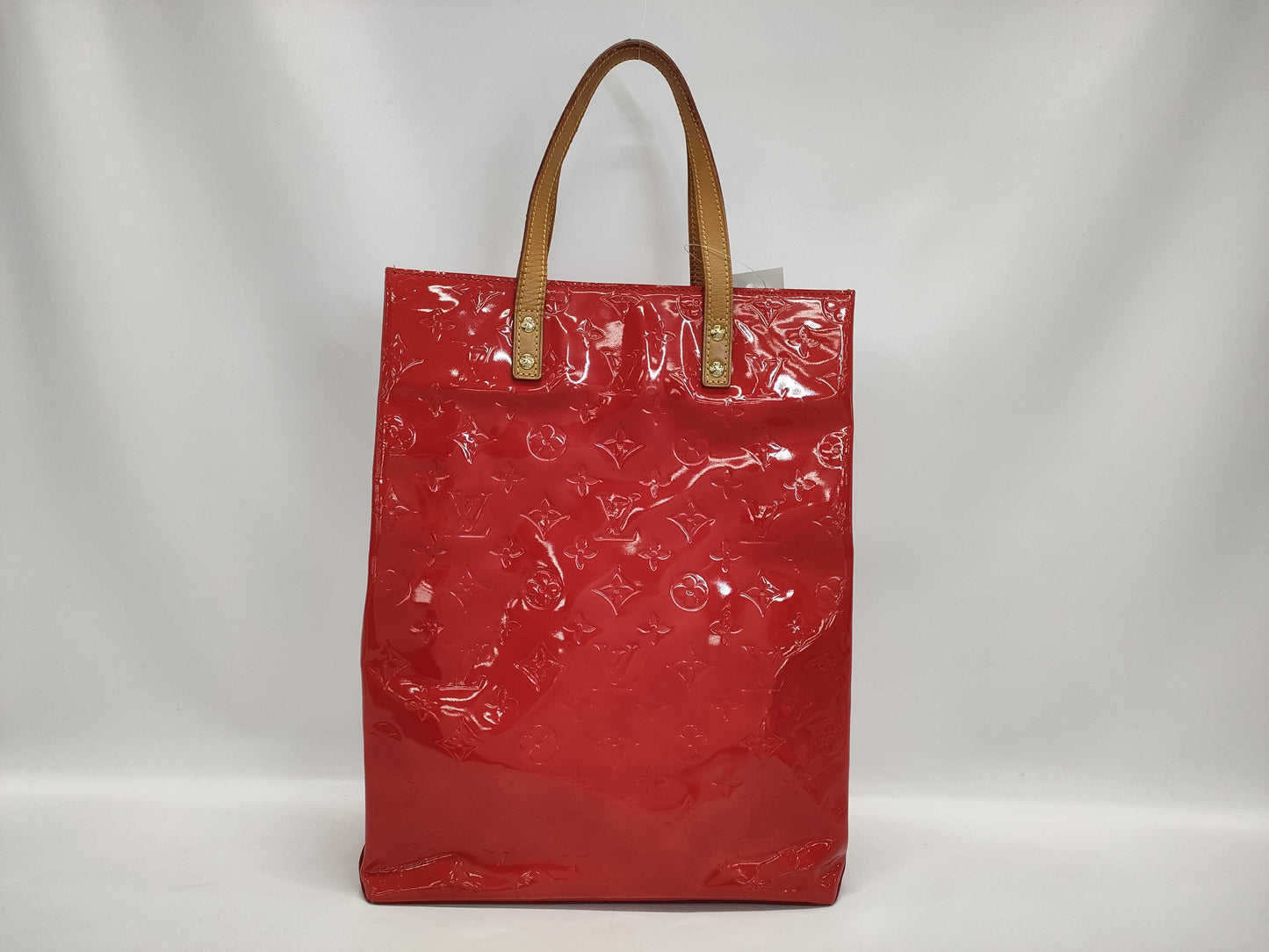 LOUIS VUITTON Vernis Reed MM M91143 Handbag