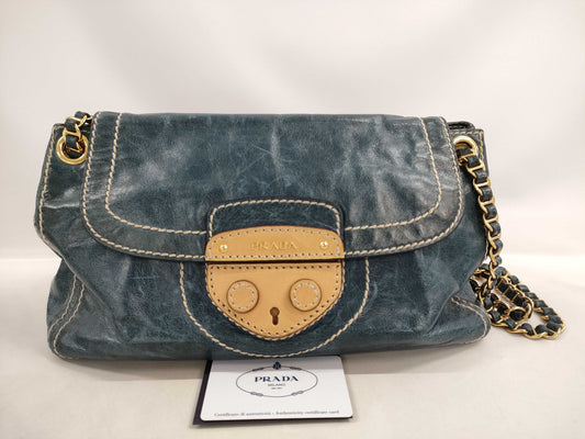 PRADA Rock Style Chain Shoulder Bag