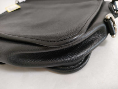 LOUIS VUITTON Taiga Andrei/Black Shoulder Bag