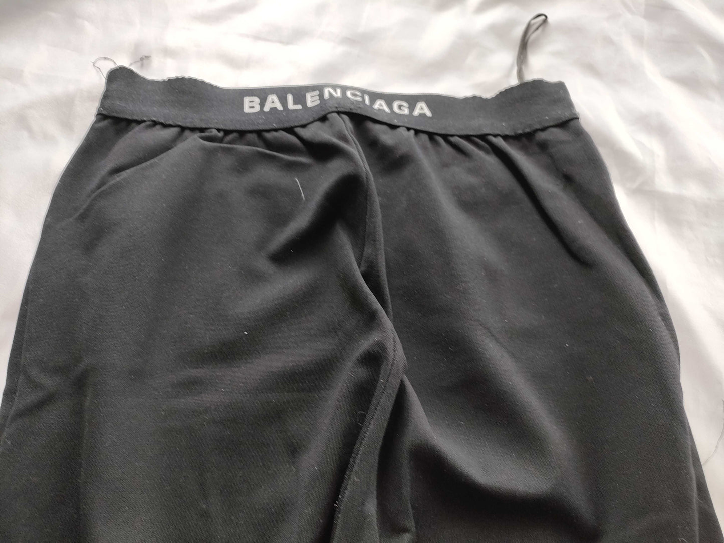 BALENCIAGA Logo Leggings Pants