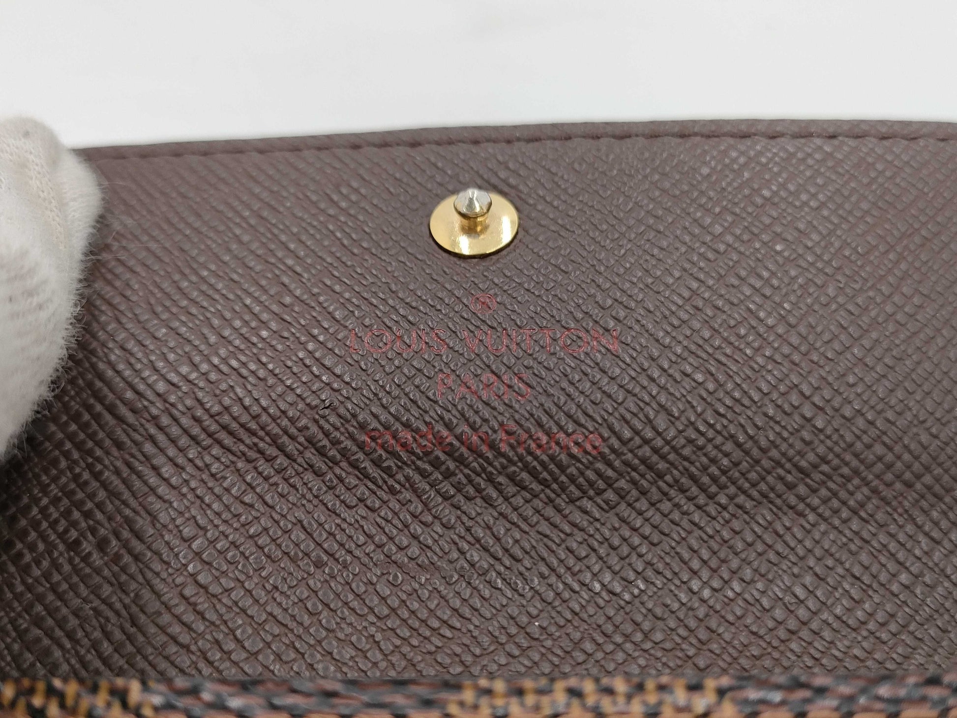 LOUIS VUITTON Damier N62631 Murticre 4 Keycase & Keychain